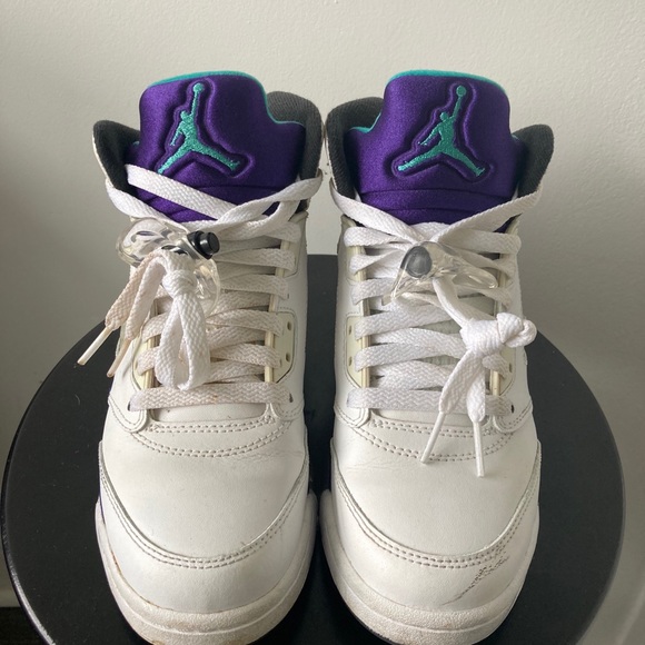 Nike Air Jordan Retro Grape 5 sneakers 5.5Y - Picture 7 of 7